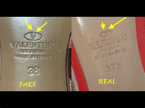 valentino shoes fake vs real